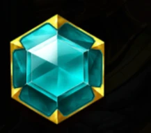 Cyan Hex Gem