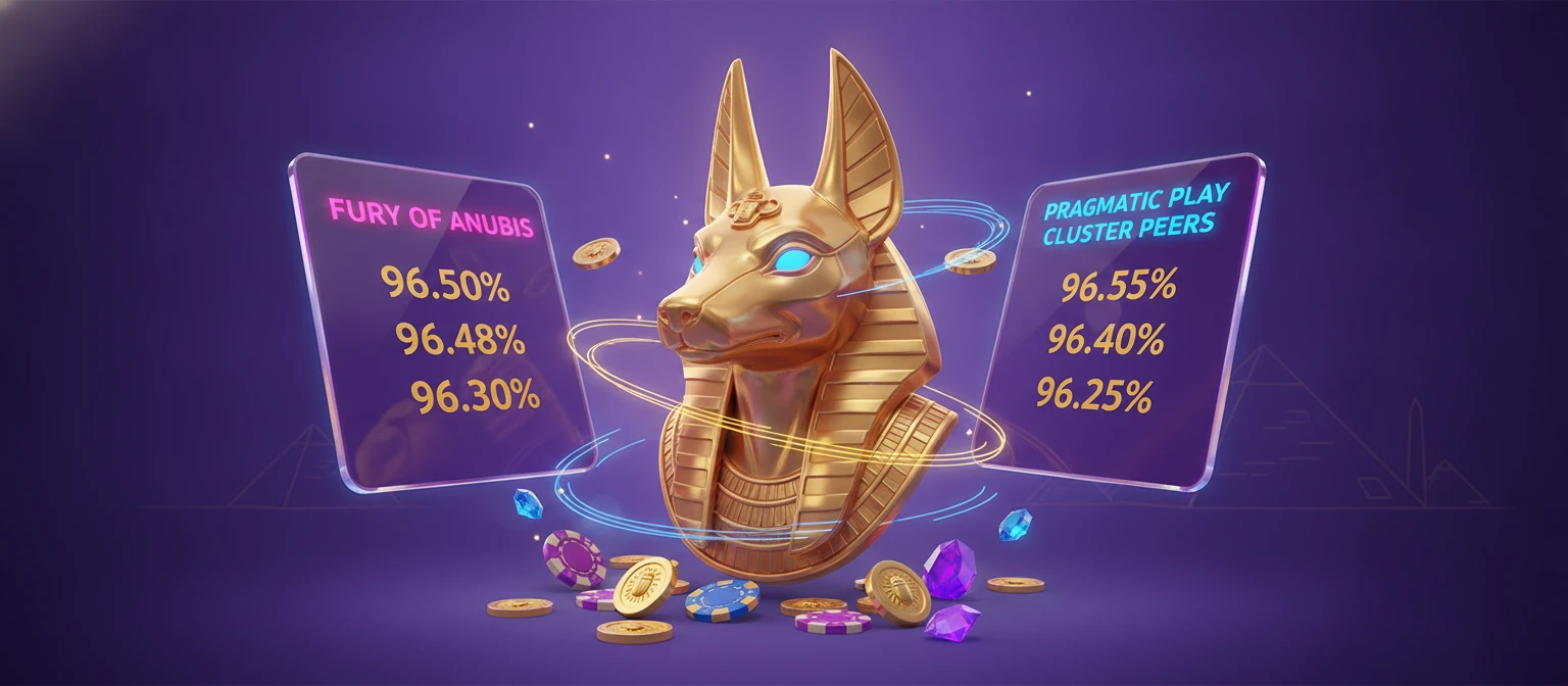 RTP Comparison: Fury of Anubis vs Pragmatic Play Cluster Peers